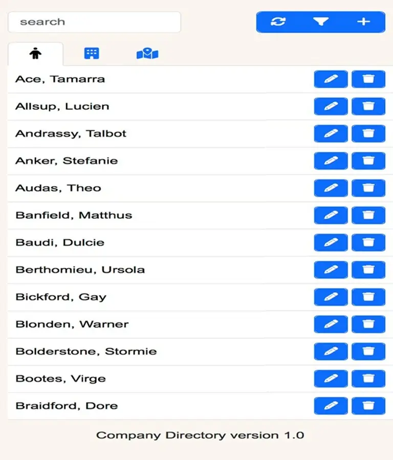 Company Directory